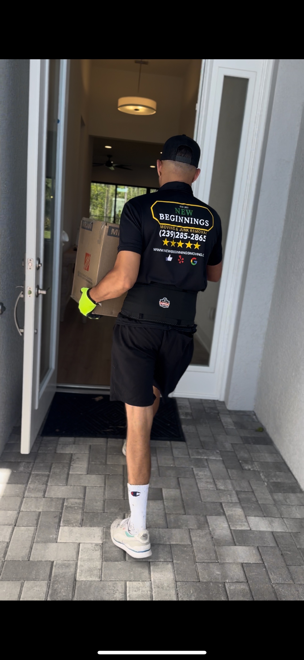 Door-to-door moving service