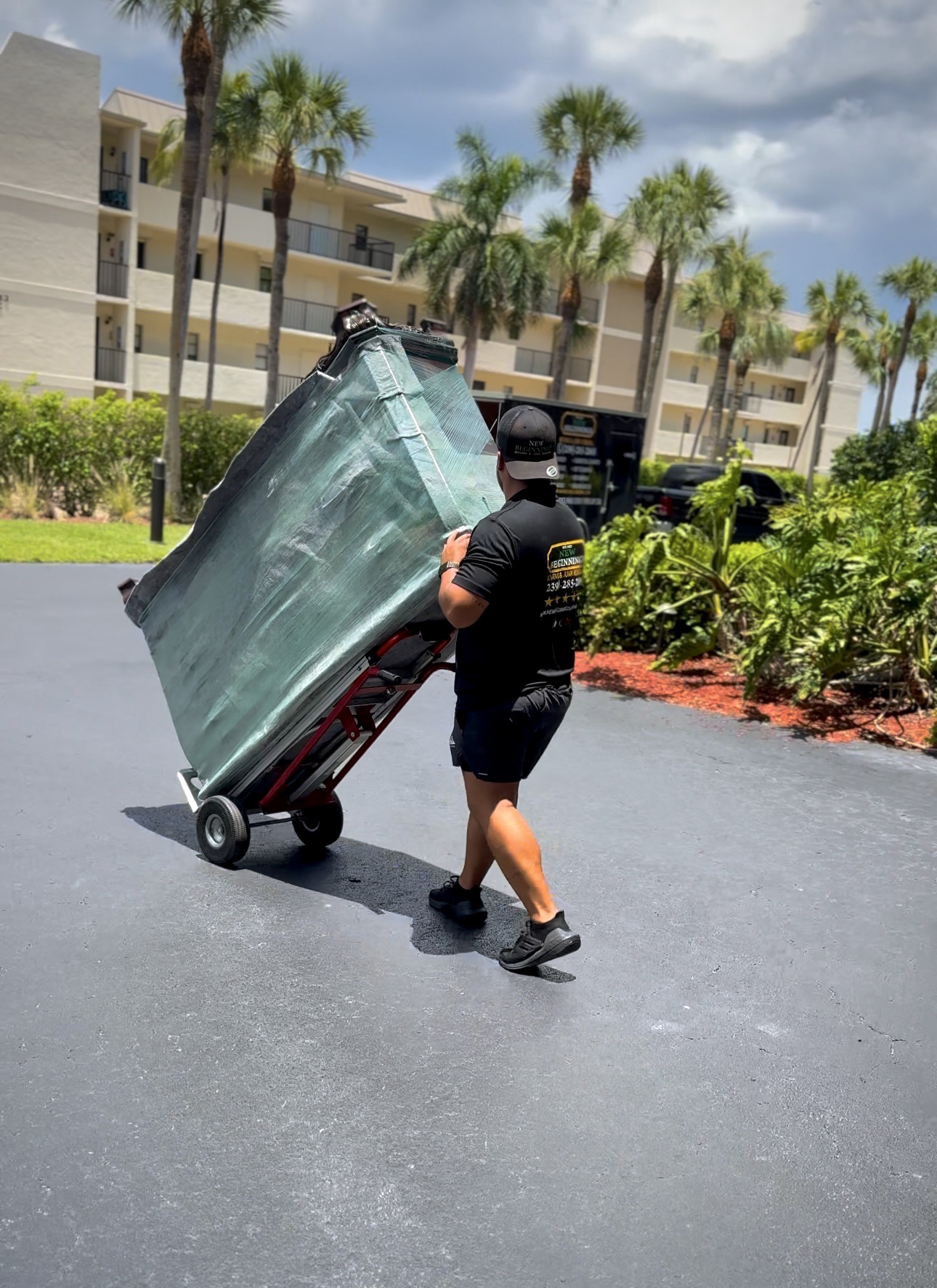 Secure transport of heavy pieces